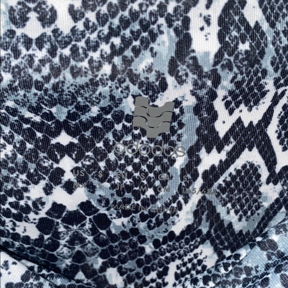 ODODOS Women's High-Rise Blue Sneak Leggings Full-Length Yoga Size S - Picture 3 of 6